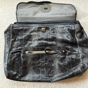 Longchamp purse gray silver color very good condition